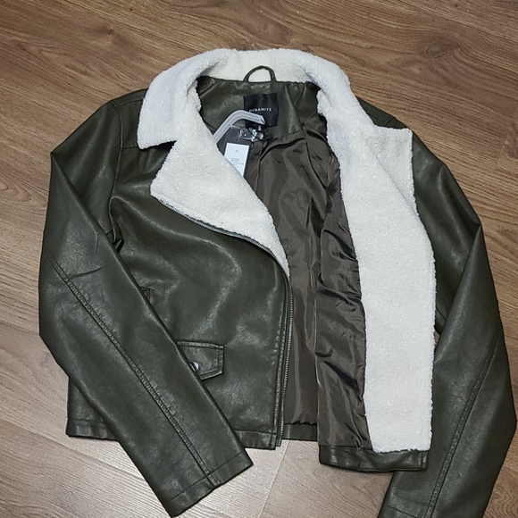 Dynamite - Faux Leather Jacket - Picture 3 of 6